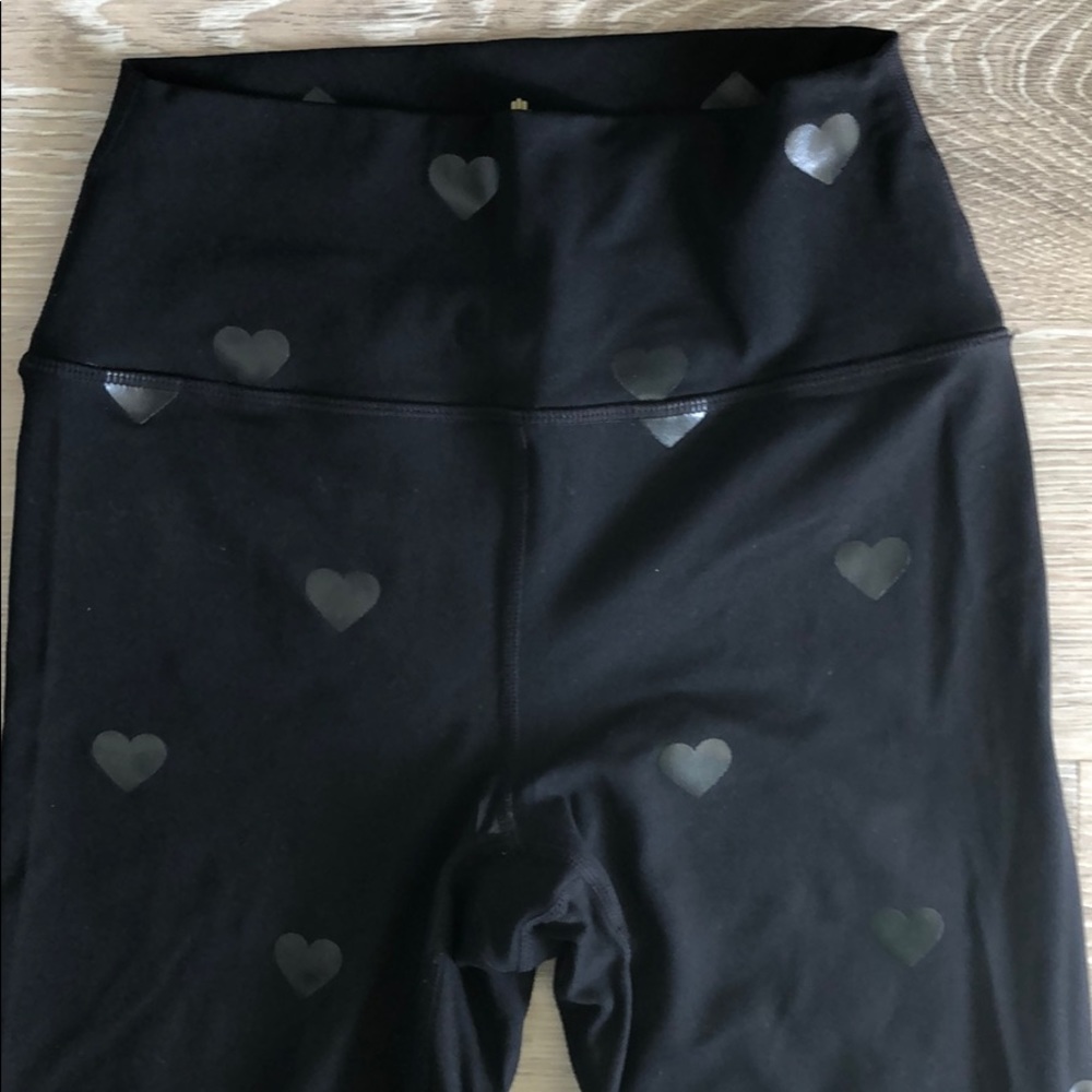 Spiritual Gangster Heart Patterned Workout Pants
